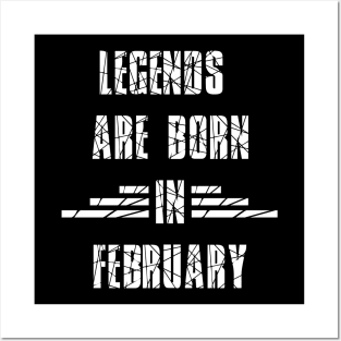 Legends are born Posters and Art